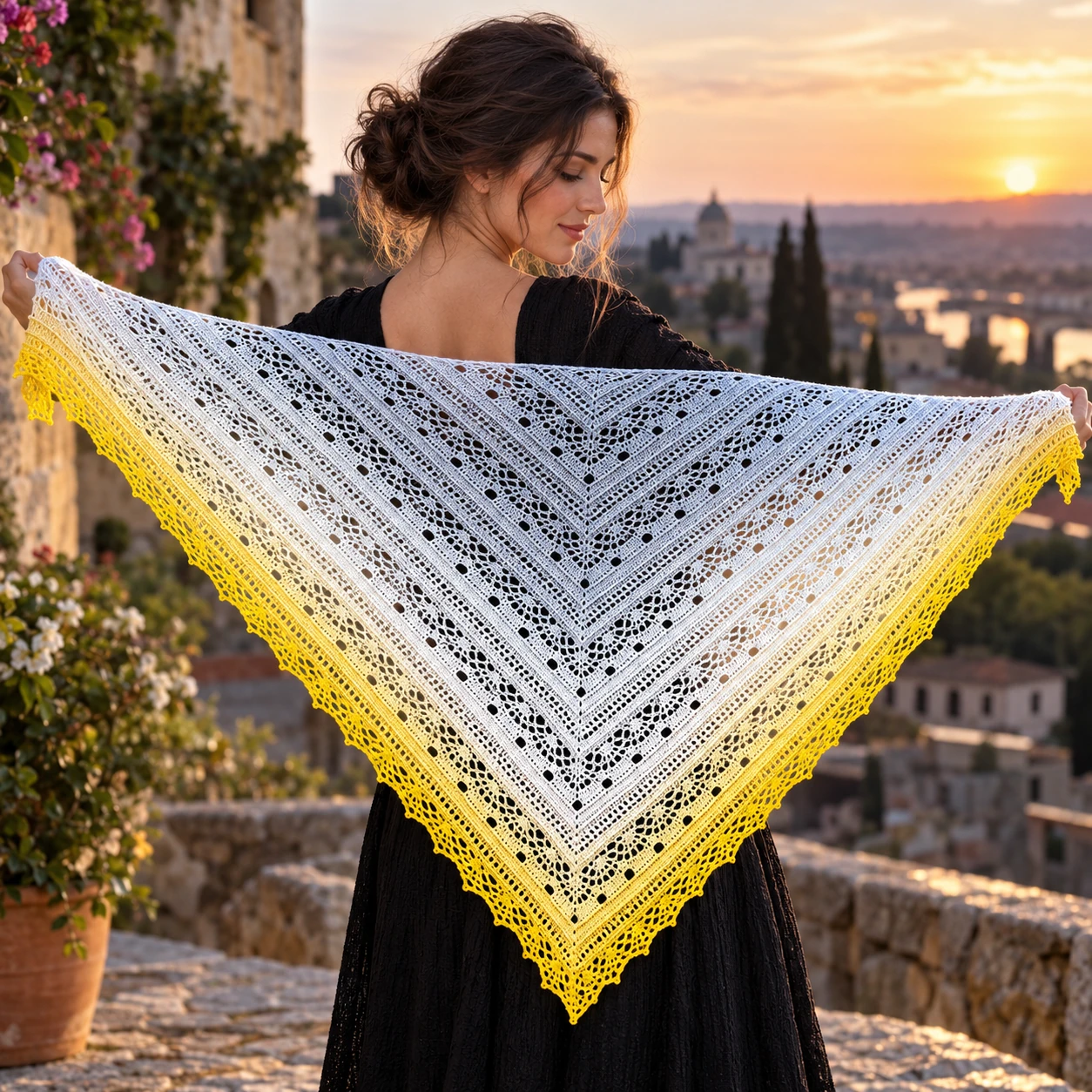 SisLove Shawl pattern by SisHomemade knitting pattern AI image 1