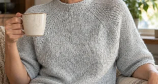 Stockinette tee pattern by Svetlana Volkova knitting pattern AI image 1