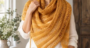Stormy Sky Shawl pattern by Ksenia Naidyon knitting pattern AI image 1