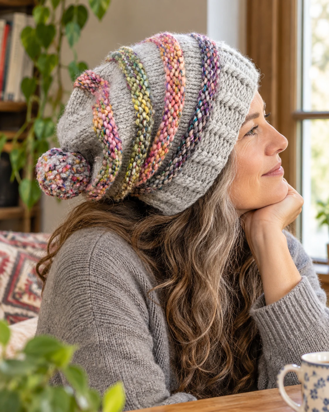 The Catbird Hat pattern by Aunt Ninny knitting pattern AI image 1