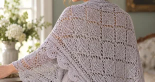 The Woodlands Shawl pattern by Lynn Anne Banks knitting pattern AI image 1