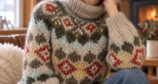 Visnes sweater pattern by Siv Kristin Olsen knitting pattern AI image 1