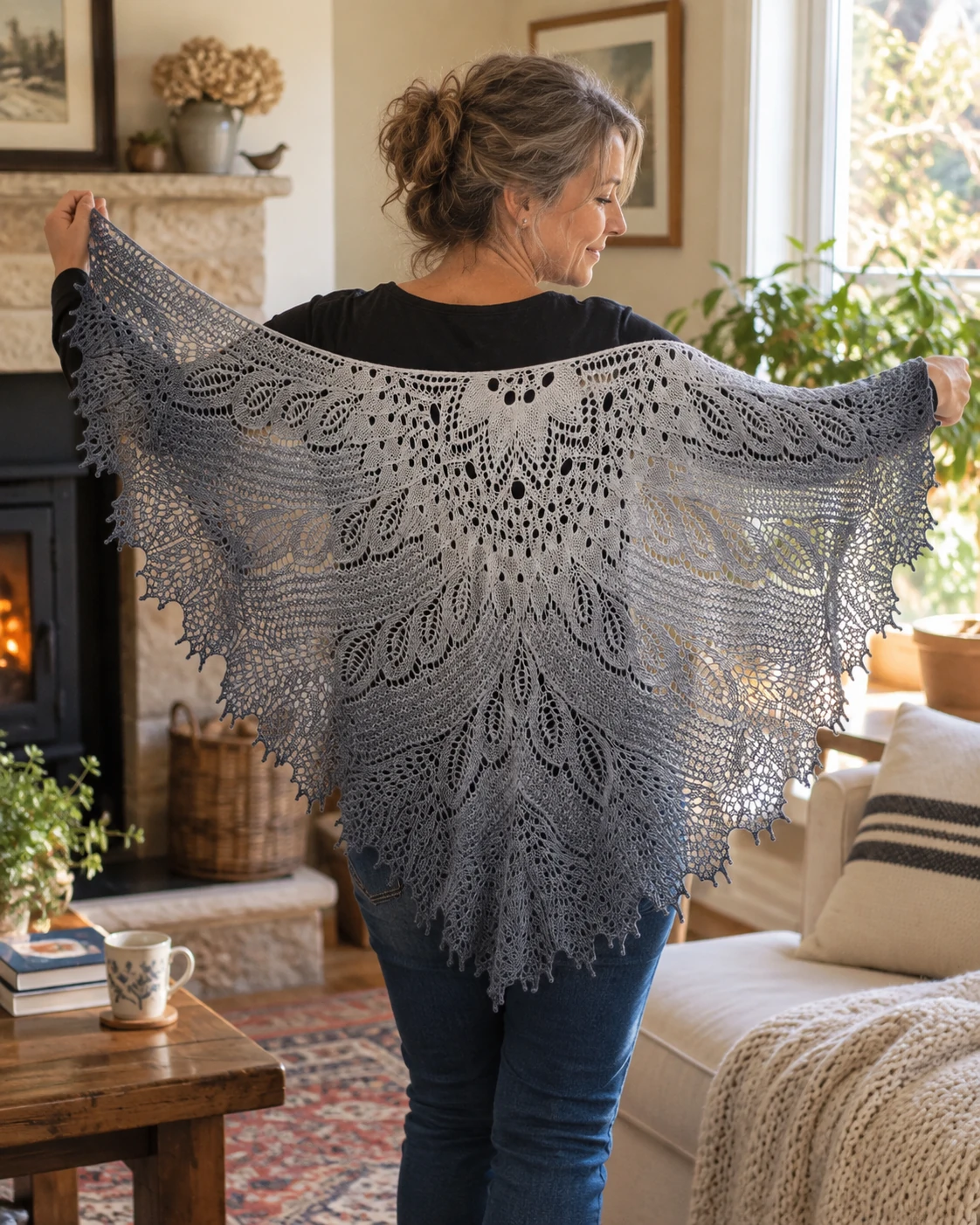 Wild Swan pattern by Anne-Lise Maigaard & Nim Teasdale knitting pattern AI image 1