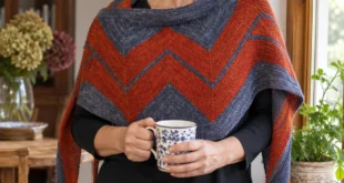 Wonder Woman Wrap (knit) pattern by Carissa Browning knitting pattern AI image 1