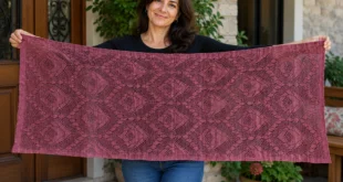 Amongst the Roses Shawl pattern by Denise Bartels knitting pattern AI image 1