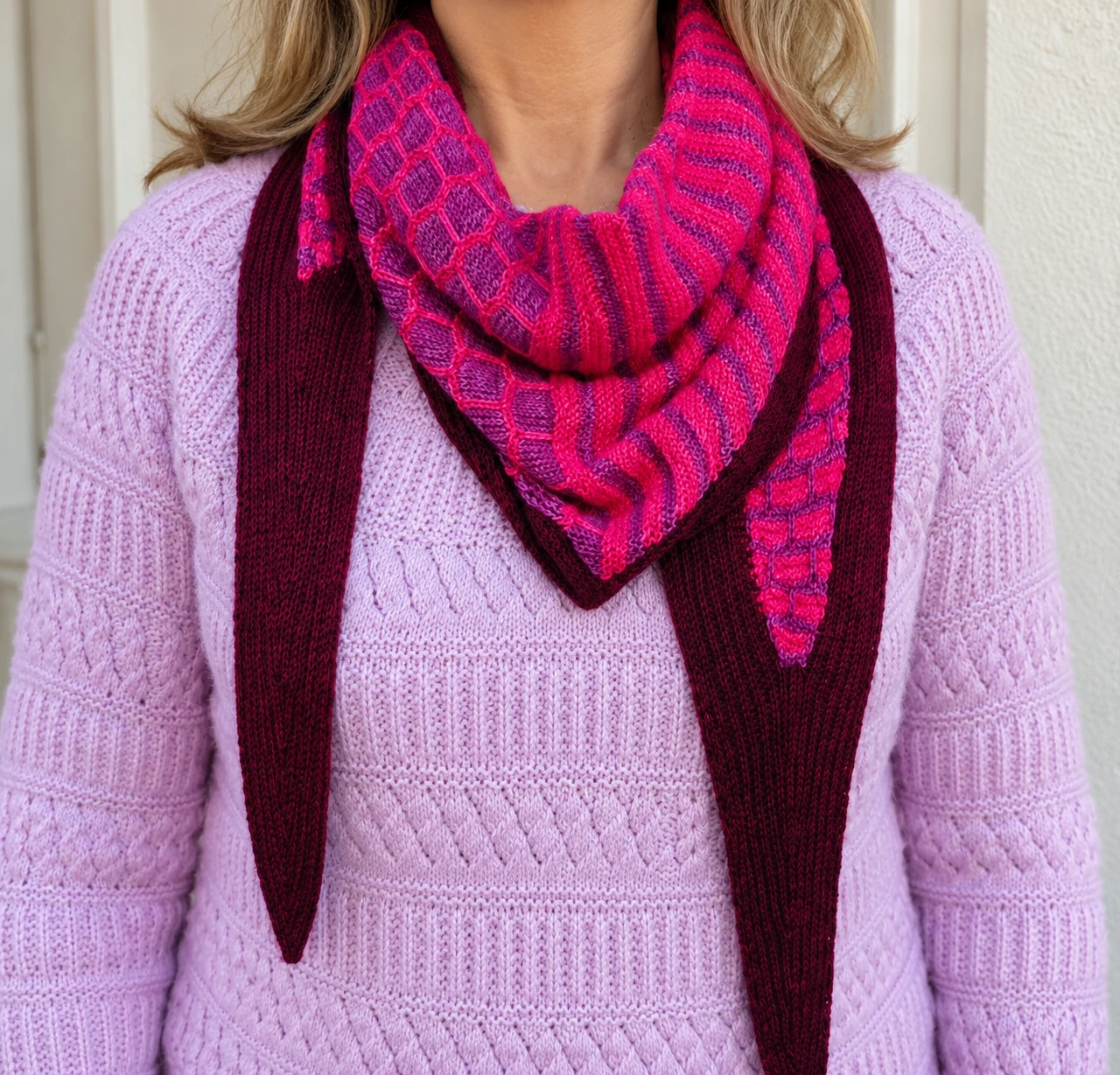 Assemblage Shawl pattern by Stephen West knitting pattern AI image 1
