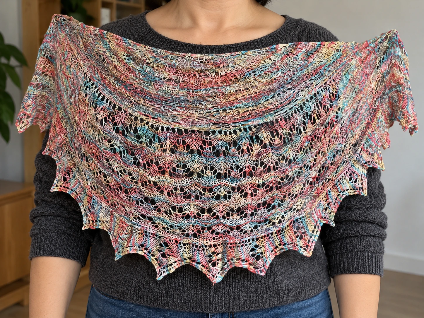Autumn Shawl pattern by Megumi Sawada knitting pattern AI image 1