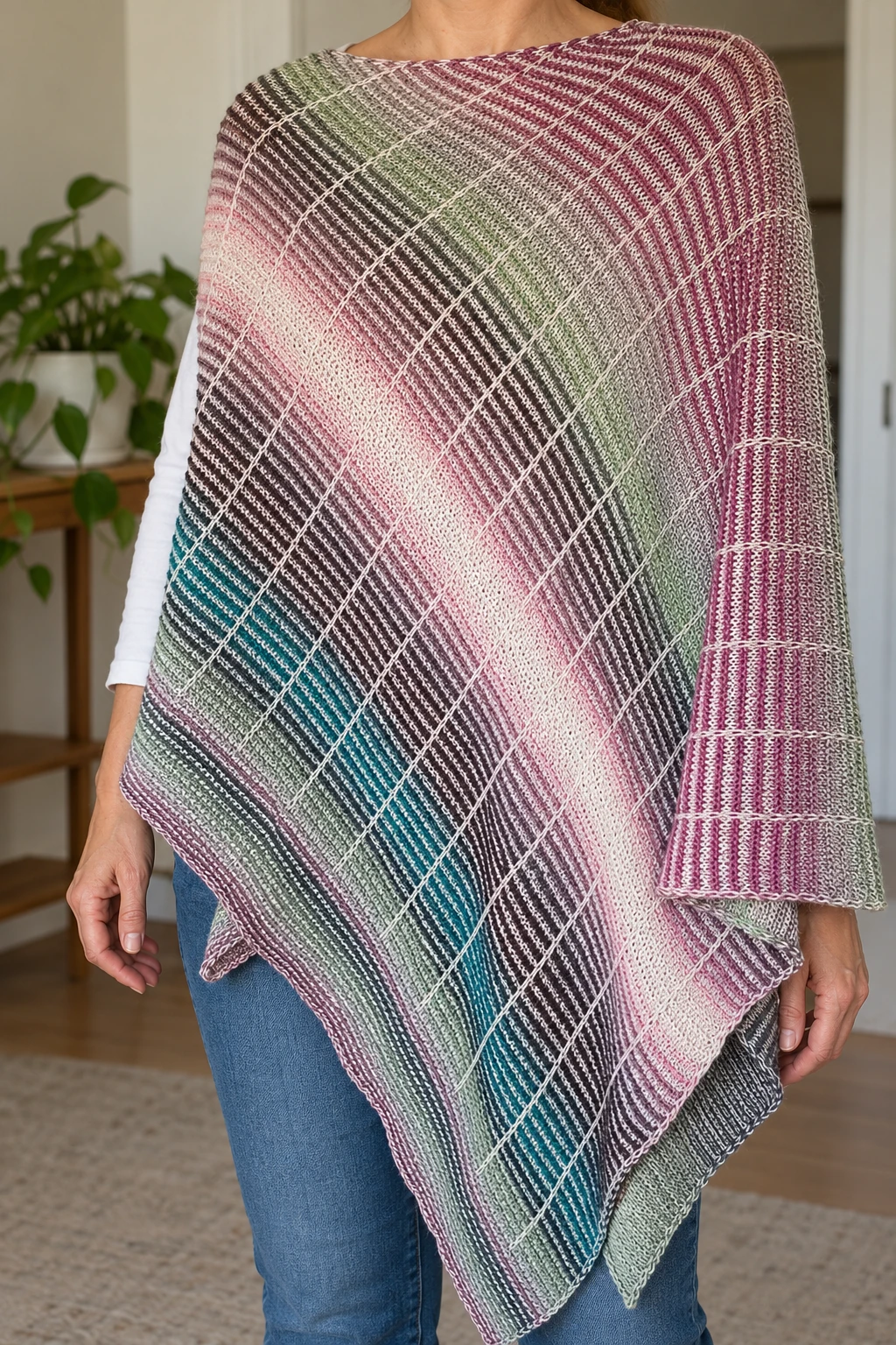 Botanic Shawl pattern by Stephen West knitting pattern AI image 1