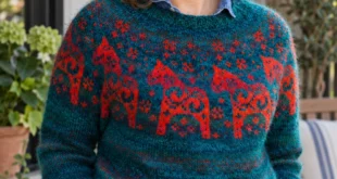 Dala Sweater pattern by Elenor Mortensen knitting pattern AI image 1