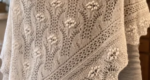 Flowers in the Vase shawl pattern by Siiri Reimann knitting pattern AI image 1