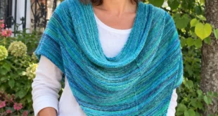 Galini Shawl pattern by MaschenWohl knitting pattern AI image 1