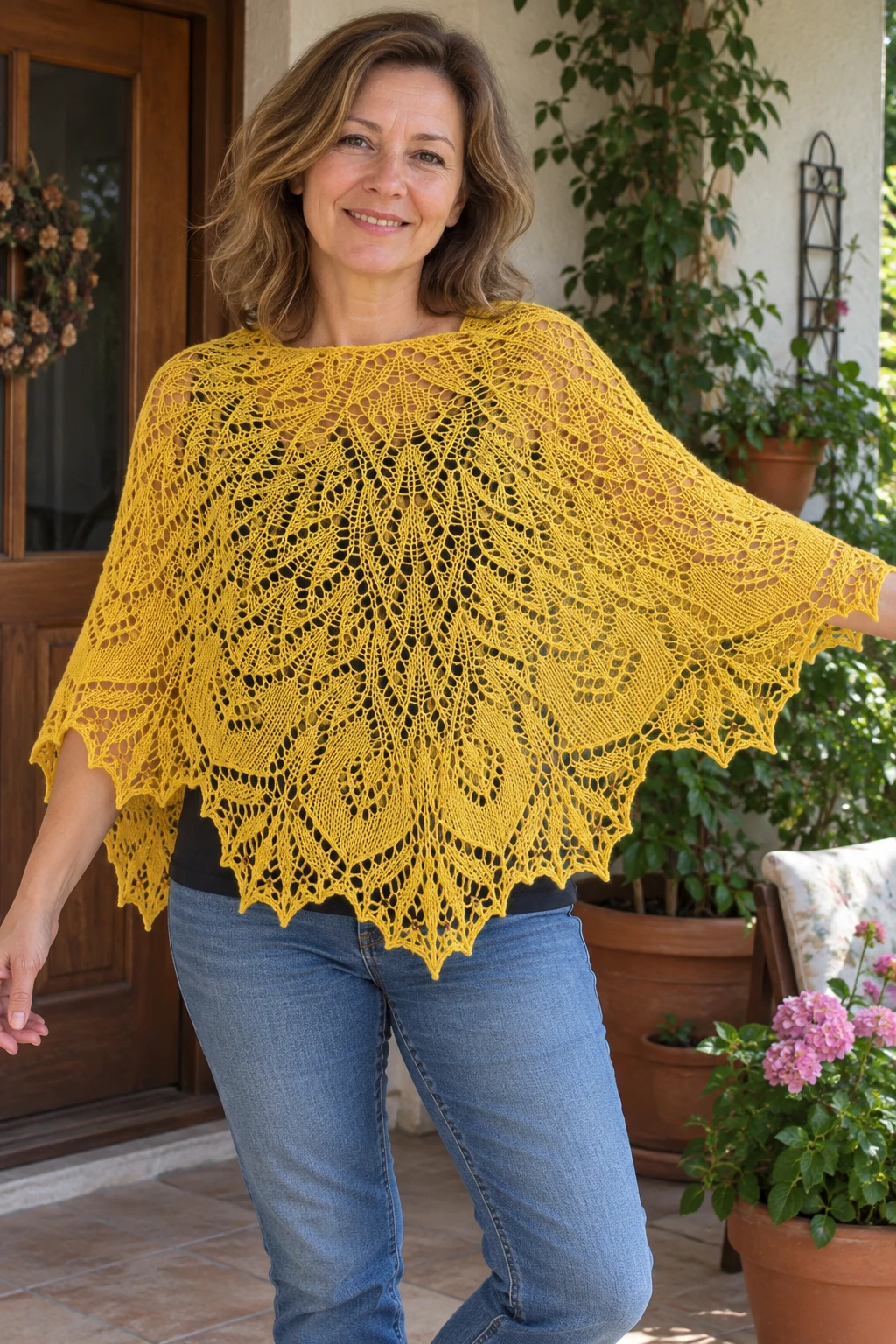 Golden Orchids pattern by Aino Haikala knitting pattern AI image 1