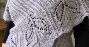 Hana Shawl pattern by Kristina Vilimaite knitting pattern AI image 1