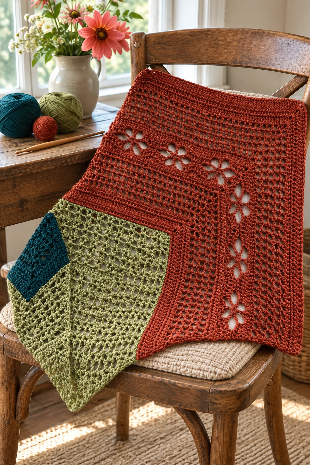 Höstfägring (Autumn Garden) CAL pattern by In the Yarn Garden