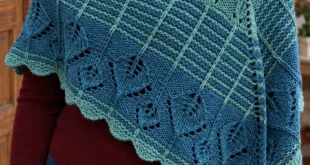 Inishmurray Shawl pattern by Tania Barley knitting pattern AI image 1