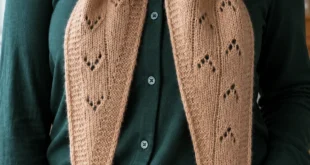 Little Birds Scarf pattern by Lisa Hannes knitting pattern AI image 1
