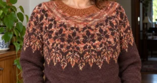 Lorien Sweater pattern by Elenor Mortensen knitting pattern AI image 1