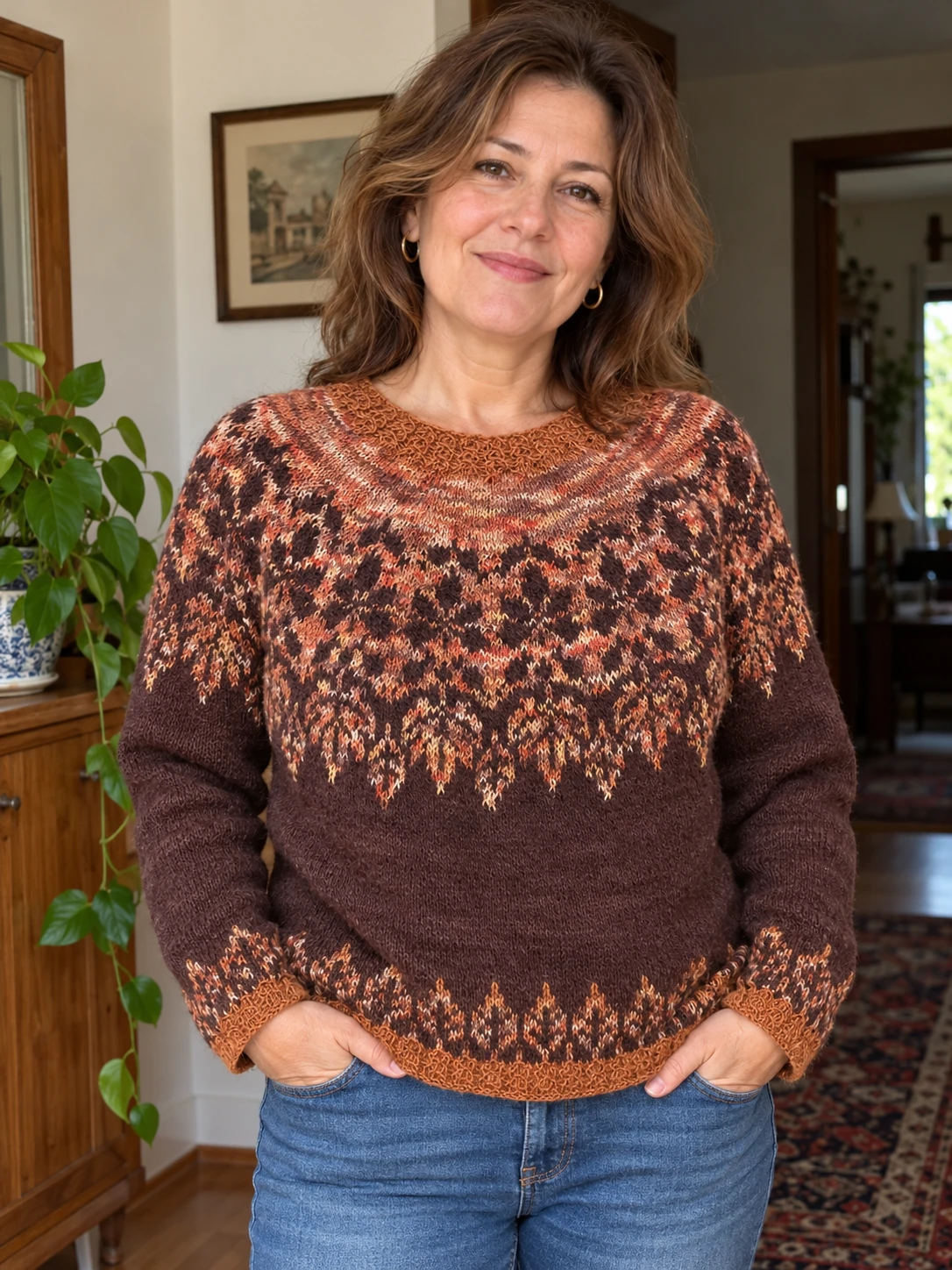 Lorien Sweater pattern by Elenor Mortensen knitting pattern AI image 1