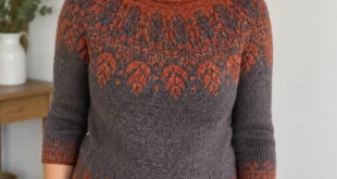 Mabon Sweater pattern by Elenor Mortensen knitting pattern AI image 1