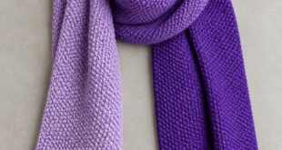 Nine-Note Seed Stitch Wrap pattern by Purl Soho knitting pattern AI image 1