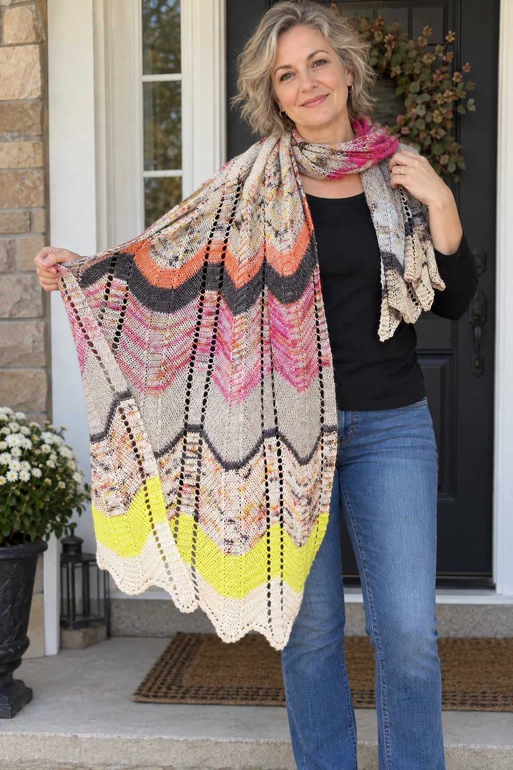 Outline pattern by Beata Jezek knitting pattern AI image 1