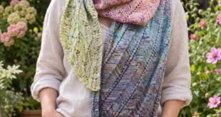 Pelargonium pattern by Beata Jezek knitting pattern AI image 1