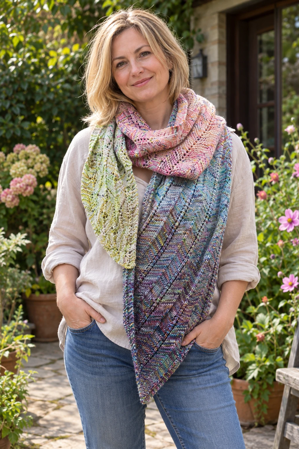 Pelargonium pattern by Beata Jezek knitting pattern AI image 1
