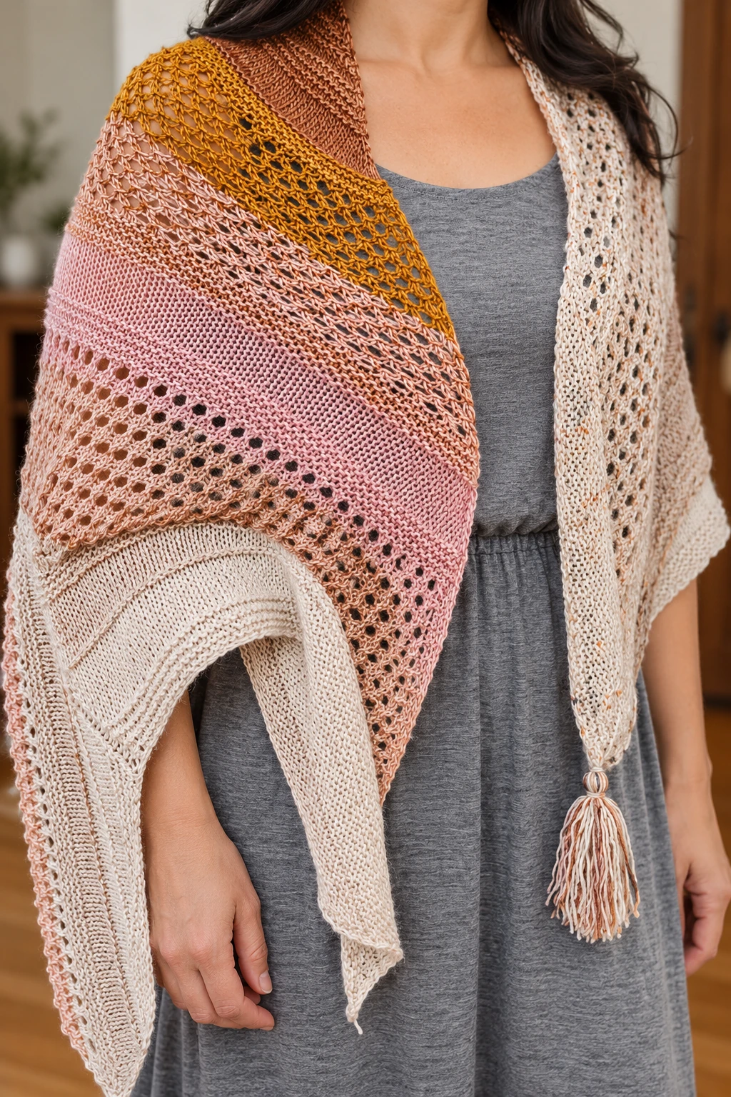 Perennial Shawl pattern by ChiWei Ranck knitting pattern AI image 1