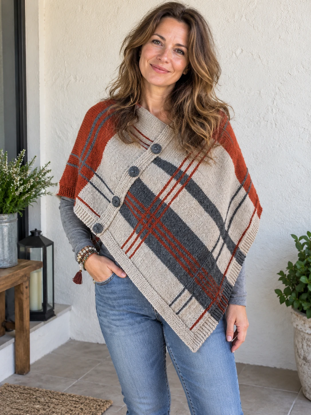 Plaidaptation pattern by Aunt Ninny knitting pattern AI image 1
