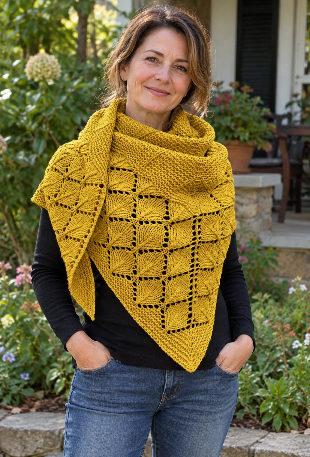 Quaking Aspen pattern by Dee O'Keefe knitting pattern AI image 1