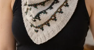 Road Trip Kerchief pattern by Briana Arlene knitting pattern AI image 1