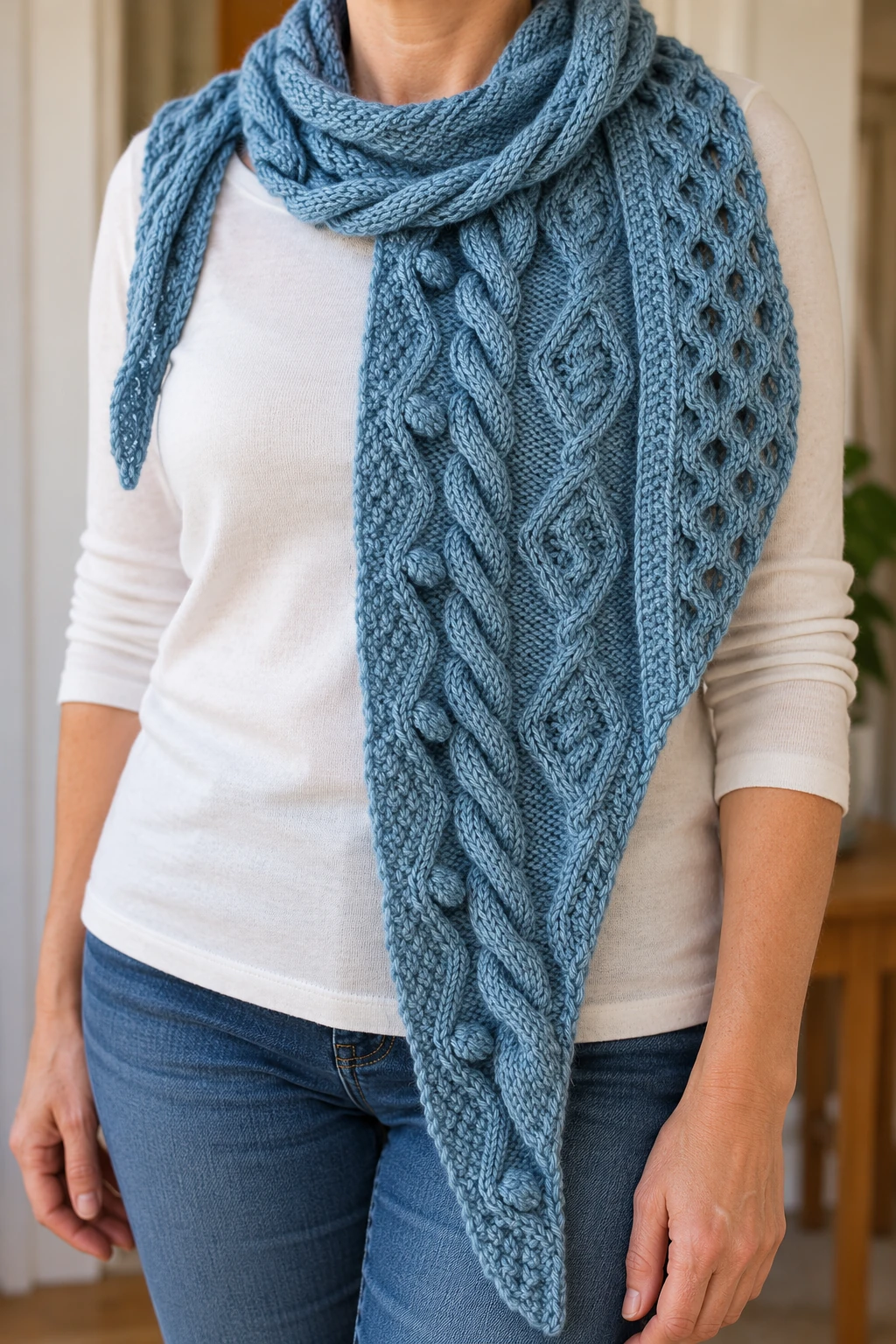 RONI Scarf pattern by Knuit knitting pattern AI image 1