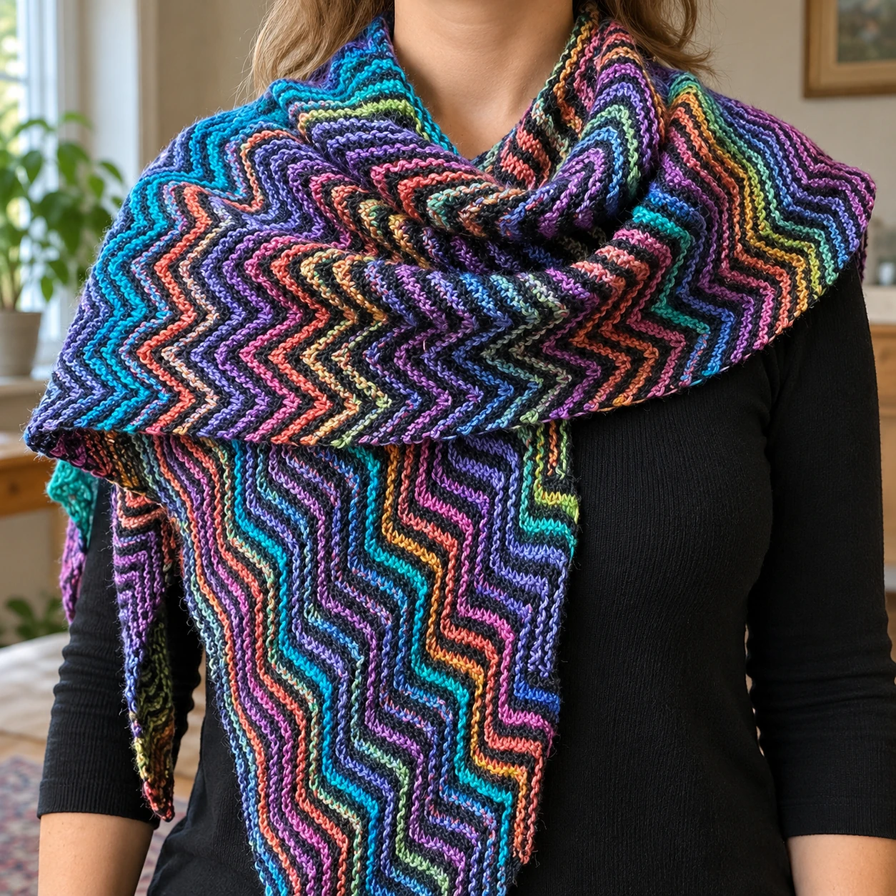 *Scalinata* pattern by Birgit Freyer knitting pattern AI image 1