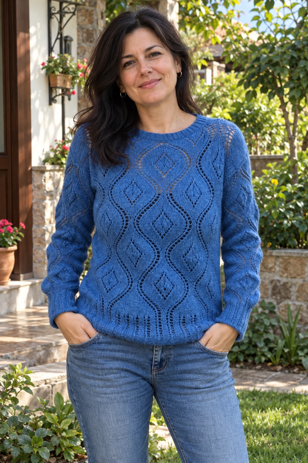 Seascape Stole pattern by Kieran Foley knitting pattern AI image 1