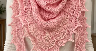 Sherbet Fizz Shawl pattern by Ambah O'Brien knitting pattern AI image 1