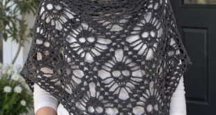 Skull shawl/Döskallesjal pattern by kungen och majkis knitting pattern AI image 1