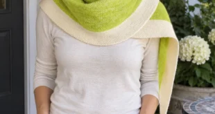 Spring Kerchief pattern by Sachiko Uemura knitting pattern AI image 1