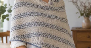 Tasha Shawl pattern by Caro in the City knitting pattern AI image 1
