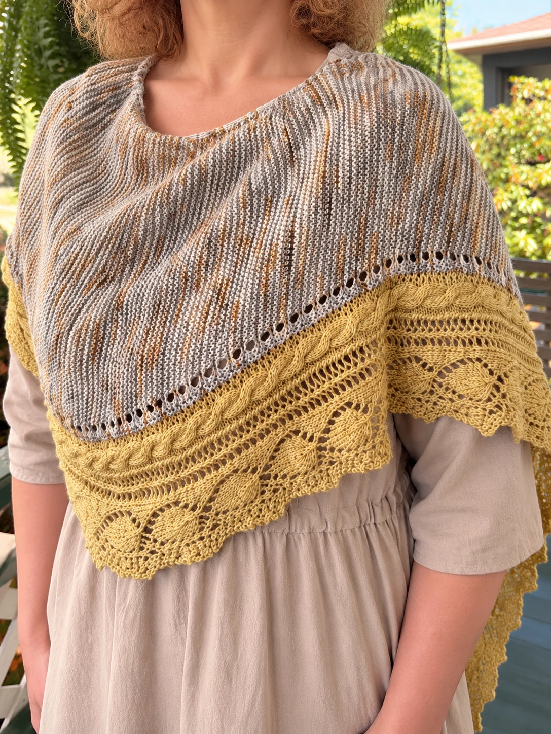 Tendril Shawl pattern by Nikolett Corley Designs knitting pattern AI image 1