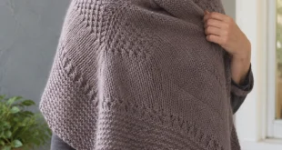 textured shawl recipe pattern by Orlane Sucche knitting pattern AI image 1