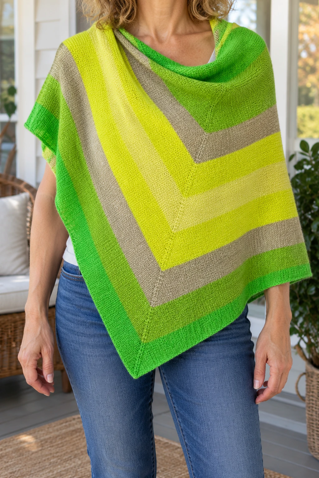 The Sampler Shawl pattern by The Lamb & Kid Designs