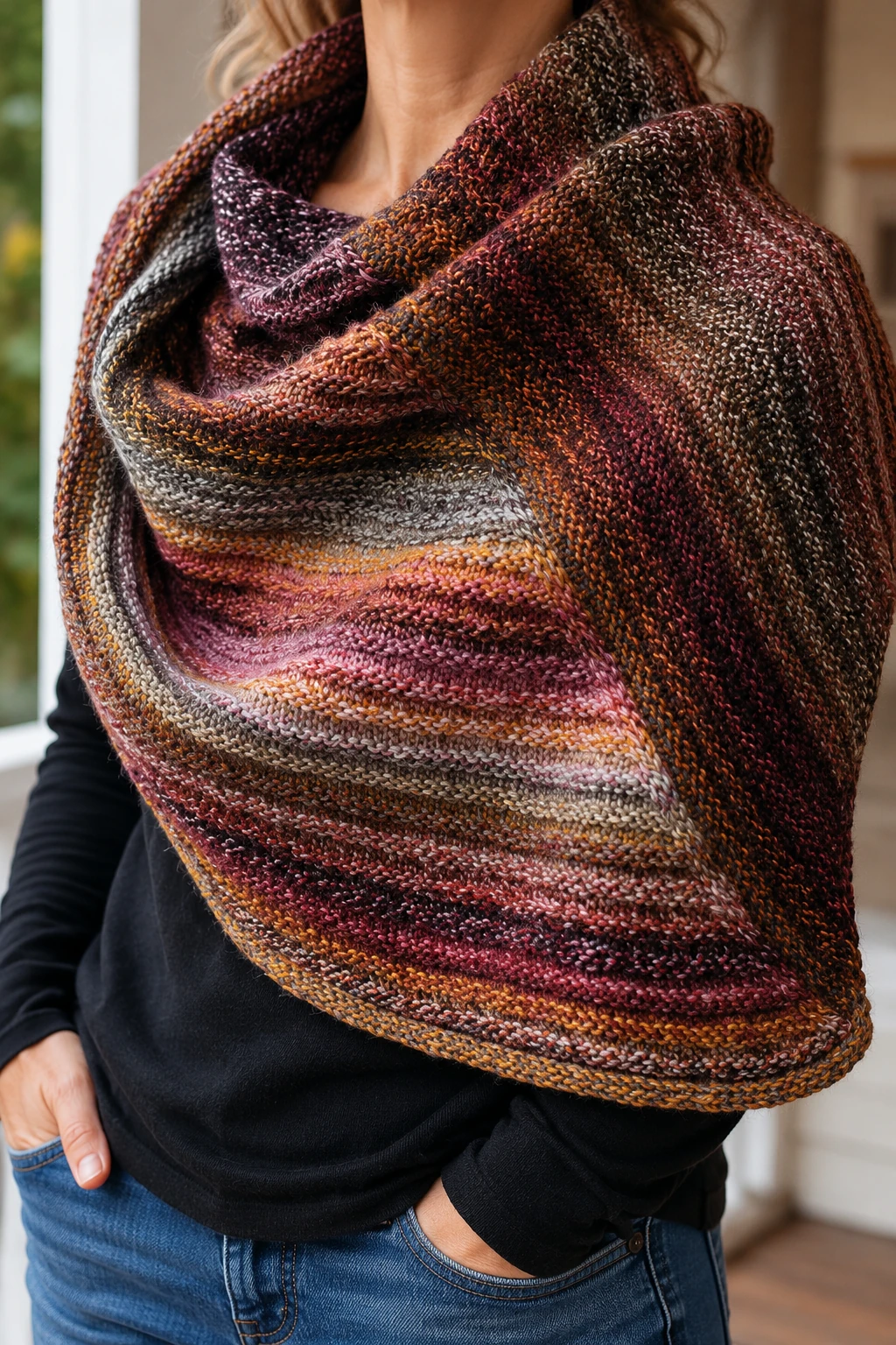 The Traveler Shawl pattern by Andrea Mowry knitting pattern AI image 1