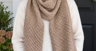 Trellis Wrap pattern by Purl Soho knitting pattern AI image 1