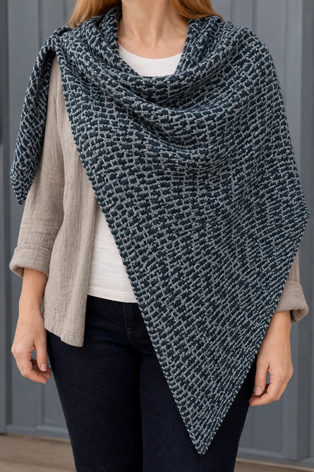 Upstream Shawl pattern by Jen Schuetz knitting pattern AI image 1