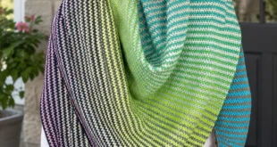 Windsurfer Shawl pattern by Johanna Lindahl knitting pattern AI image 1