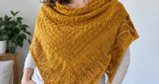 Woodland Edge Shawl pattern by Lolo Tricot knitting pattern AI image 1